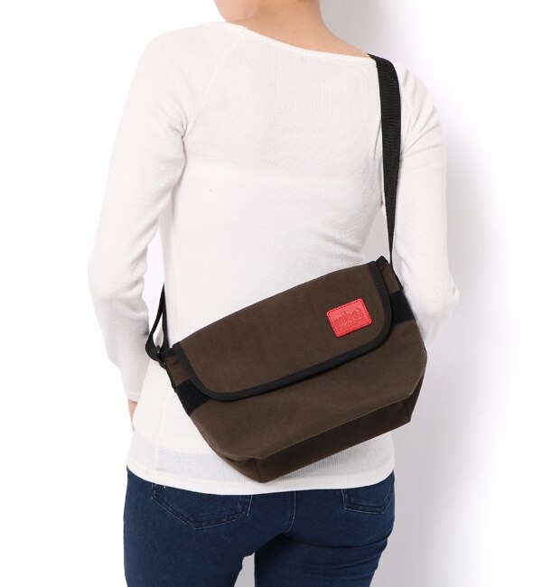 CORDURA(R) Waxed Nylon Fabric Collection Casual Messenger Bag
