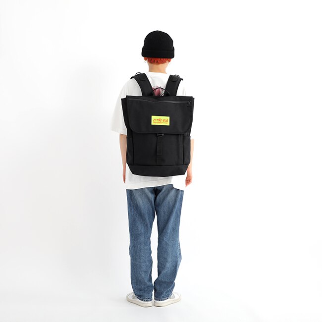 Washington SQ Backpack Reflective Yellow Label|Manhattan Portage