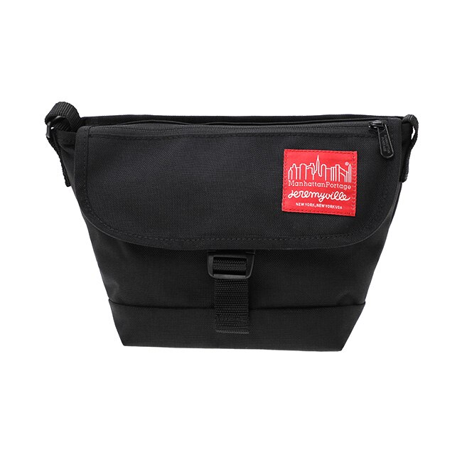 Nylon Messenger Bag Flap Zipper Pocket Jeremyville NYC|Manhattan