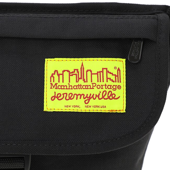 Nylon Messenger Bag Flap Zipper Pocket Vinyl Lining Jeremyville