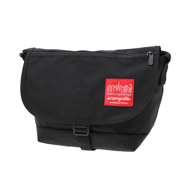 Nylon Messenger Bag JR Flap Zipper Pocket|Manhattan Portage