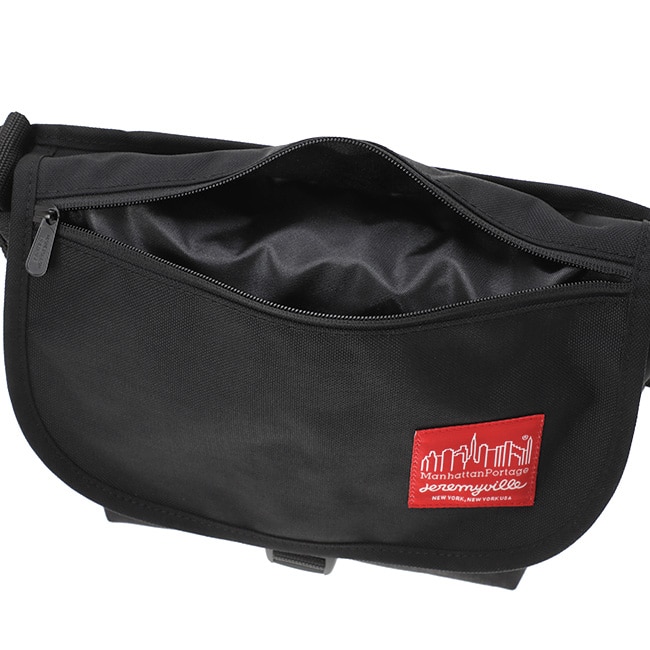 Nylon Messenger Bag JR Flap Zipper Pocket|Manhattan Portage