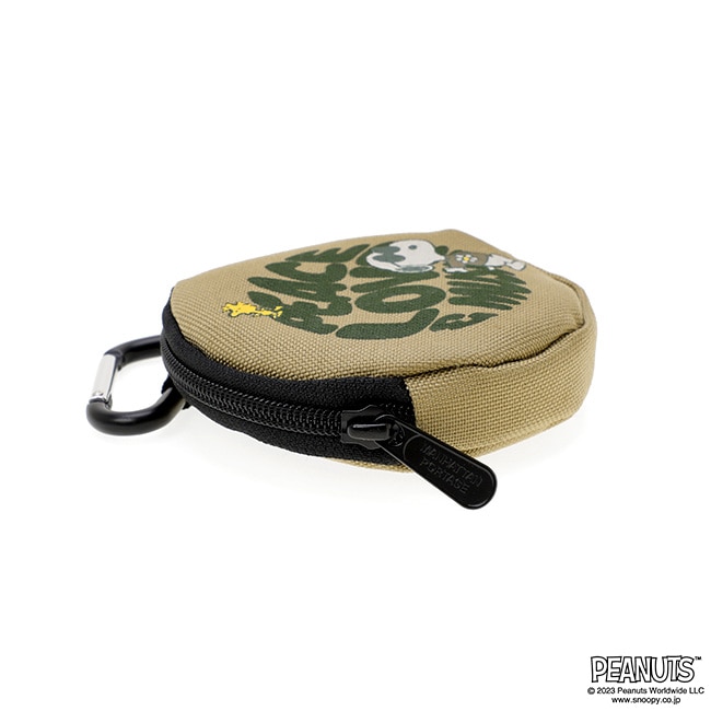 Nylon Messenger Bag Flap Zipper Pocket PEANUTS FW2023