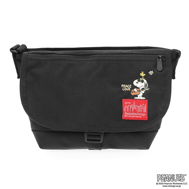 Nylon Messenger Bag JR Flap Zipper Pocket PEANUTS FW2023|Manhattan