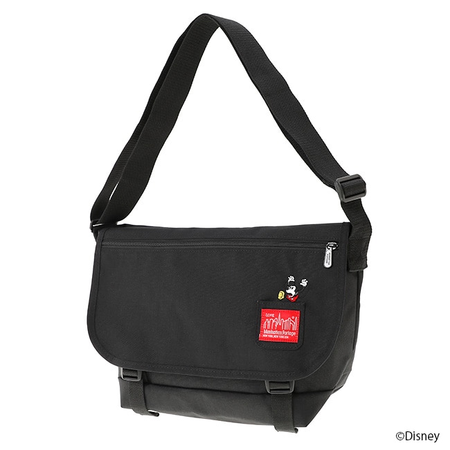 Nylon Messenger Bag JR Flap Zipper Pocket / Mickey Mouse|Manhattan