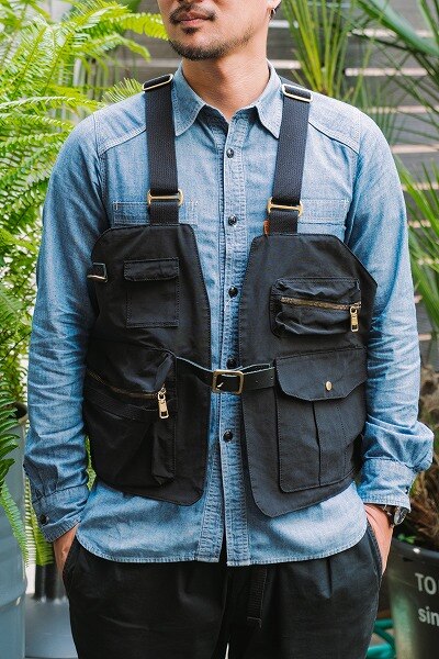 AS2OV / アッソブ SHRINK NYLON CAMP VEST 1|UNBY GENERAL GOODS STORE 