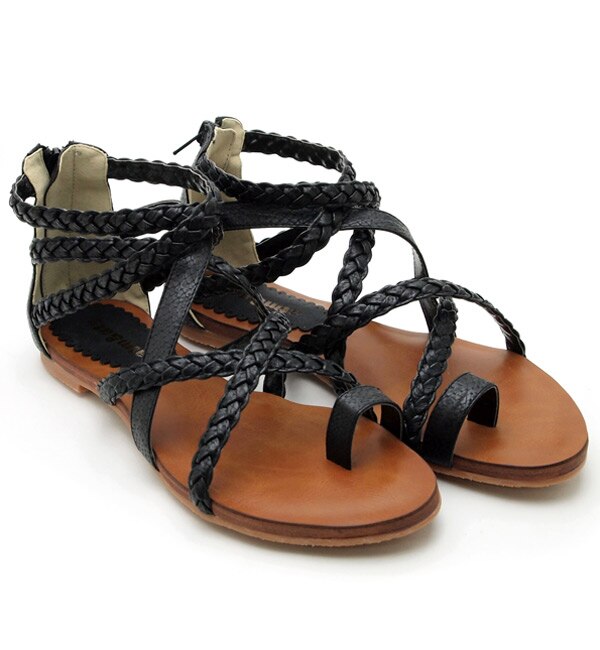 atm&atg WOVEN GLADIATEUR SANDALS