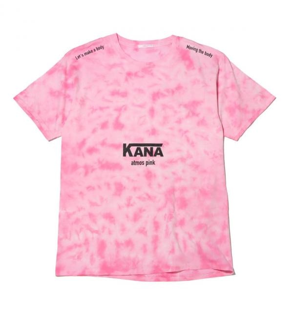 ＜アイルミネ＞【アトモス ピンク/atmos pink】 KANA x atmos pink タイダイ Tシャツ PINK 20FA-I