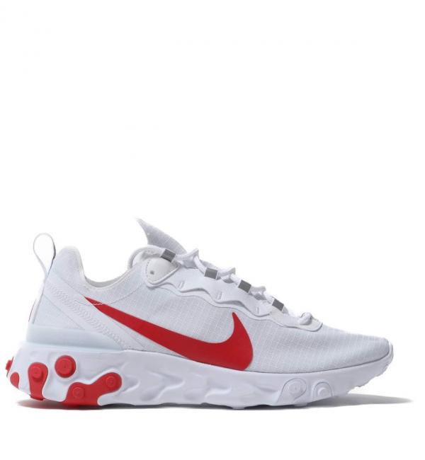 react element 55 white university red