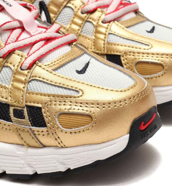 NIKE W P-6000 LIGHT BONE/SUMMIT WHITE-METALLIC GOLD 19HO-I|atmos