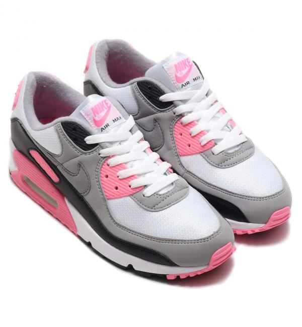 grey pink air max 90