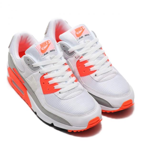 pink orange and white air max