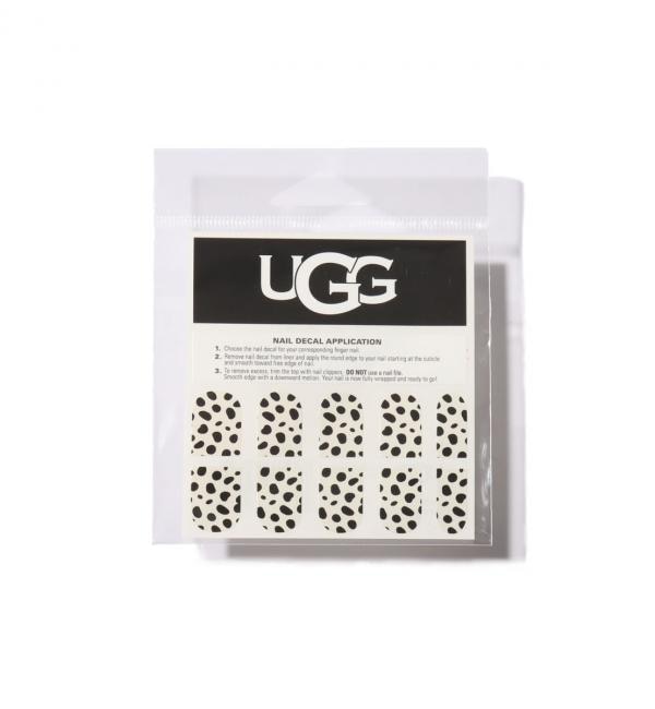 ＜アイルミネ＞【アトモス ピンク/atmos pink】 UGG Dalmatian Nail Sticker BLACK/WHITE 20FW-S画像