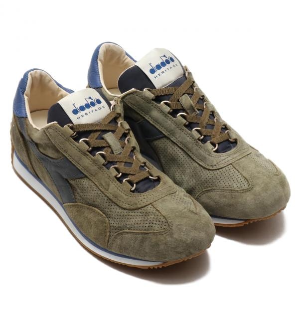 モテ系ファッションメンズ|【アトモス　ピンク/atmos pink】 DIADORA EQUIPE SUEDE SW BURNT OLIVE GREEN 19FA-I