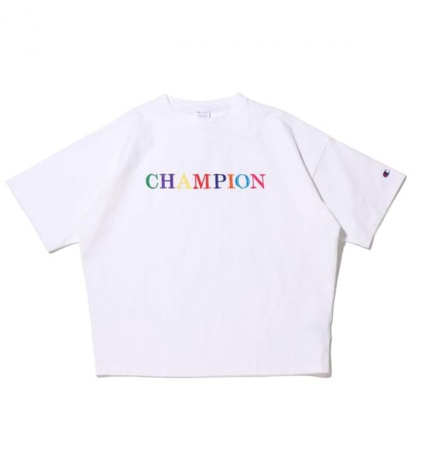 【アトモス　ピンク/atmos pink】 Champion BIG T-SHIRT WHITE 20SS-I
