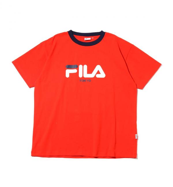 orange fila shirt