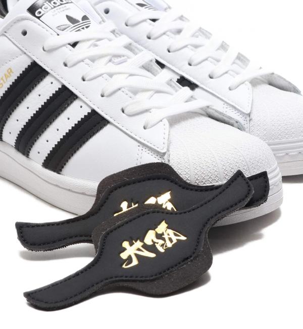 Adidas superstar black shop and white 6