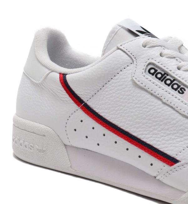 adidas Originals CONTINENTAL 80 RUNNING WHITE/SCARLET/COLLEGE NAVY