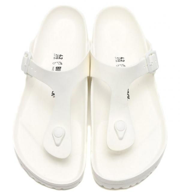 birkenstock slippers white