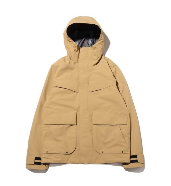 メンズファッションなら|【アトモス　ピンク/atmos pink】 Goldwin GORE-TEX Hooded Mountain Jacket BEIGE 20SP-I