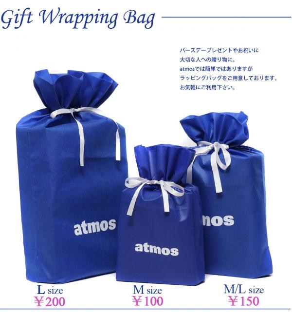 【アトモス　ピンク/atmos pink】 atmos Gift Wrapping Bag (M/L) BLUE