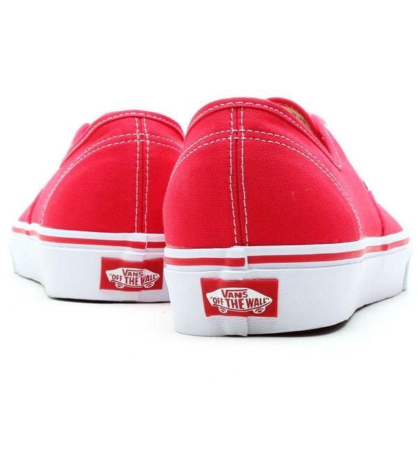 Vans authentic cheap red white