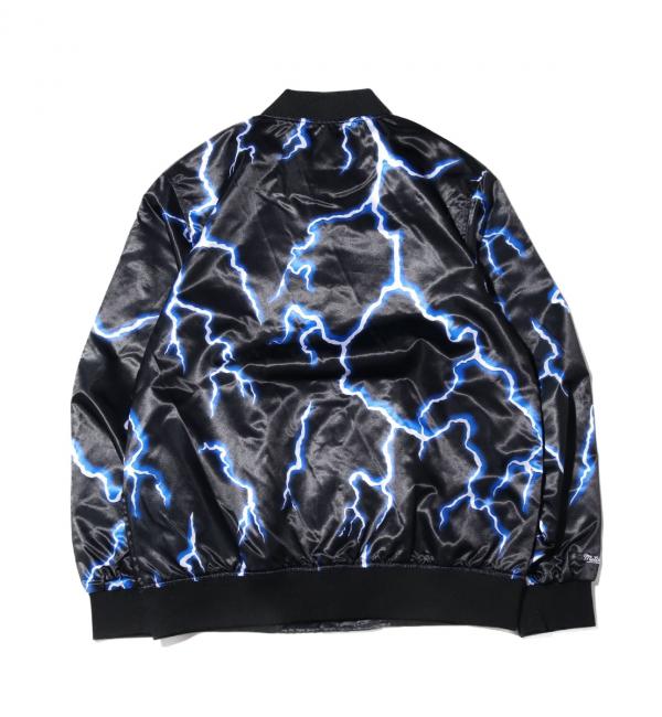 mitchell and ness lakers satin jacket