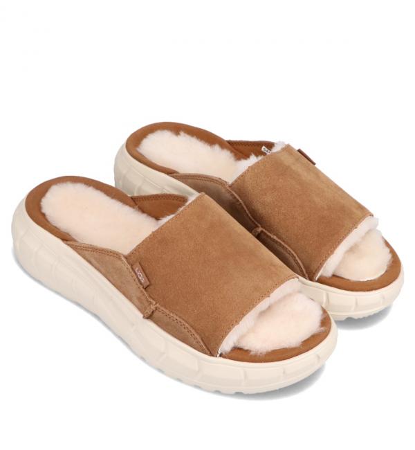 UGG Westsider Slide CHESTNUT SUEDE 21SS-I|atmos pink(アトモス