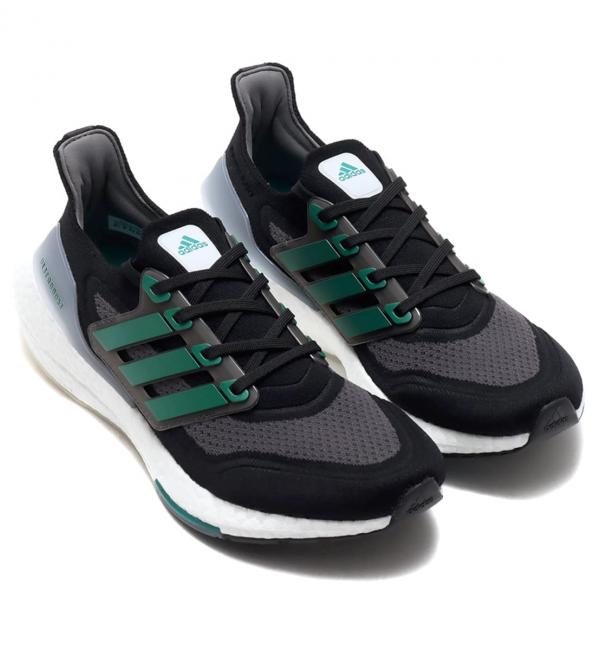 adidas ULTRABOOST 21 CORE BLACK/SAB GREEN/GRAY FIVE 21SS-I|atmos