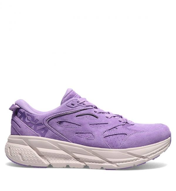 hoka purple suede