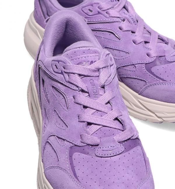 hoka purple suede