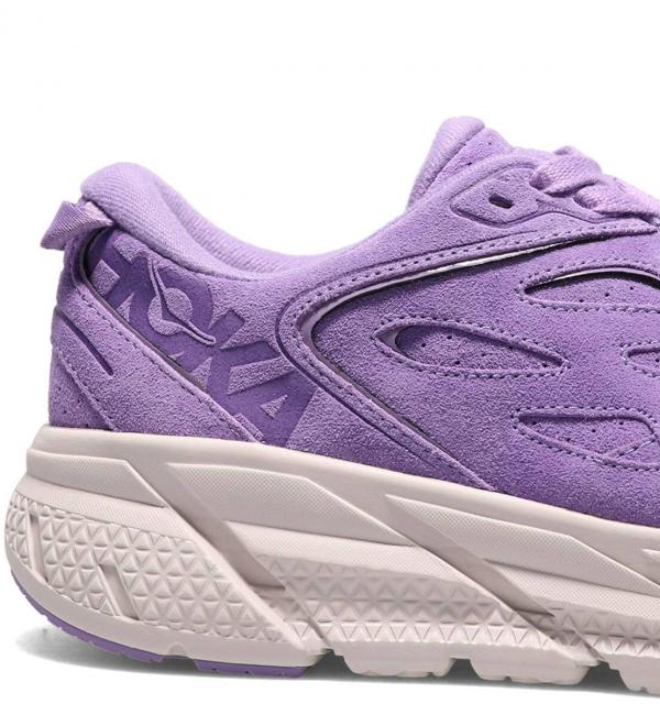 hoka purple suede