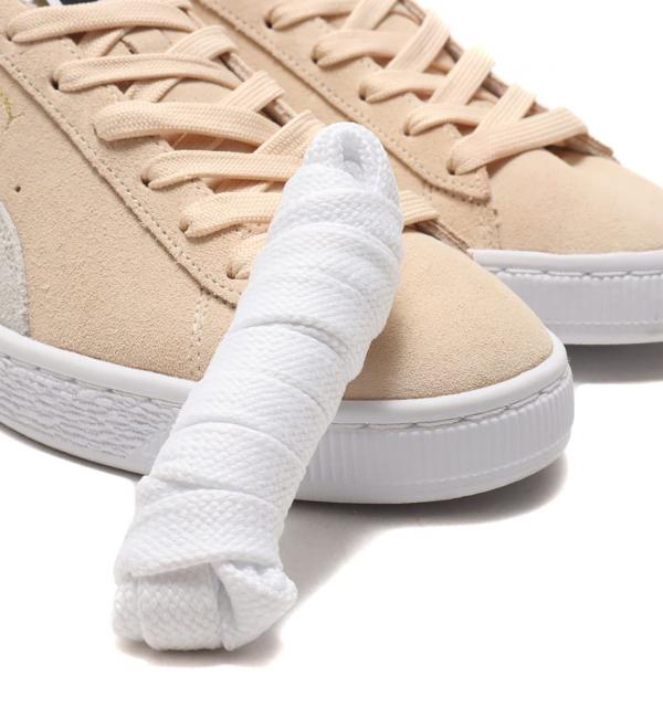 PUMA SUEDE CLASSIC XXI Shifting Sand-Puma White 21SU-I|atmos pink