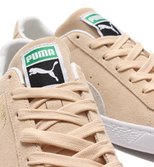 PUMA SUEDE CLASSIC XXI Shifting Sand-Puma White 21SU-I|atmos pink