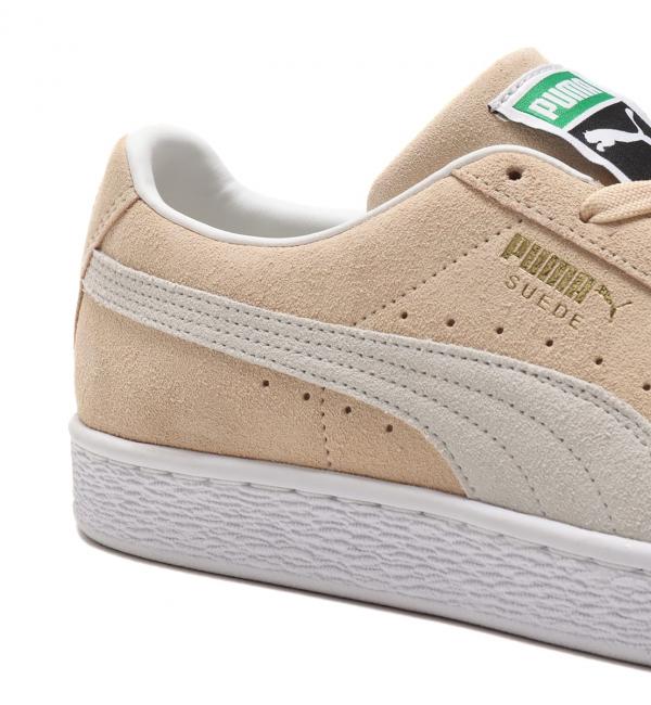 PUMA SUEDE CLASSIC XXI Shifting Sand-Puma White 21SU-I|atmos pink