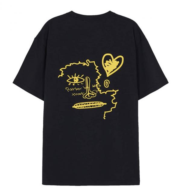 Andersson Bell KURT ARTWORK T-SHIRTS BLACK 21SP-I