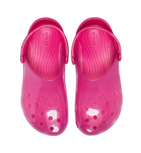 Crocs Classic Translucent Clog - Candy Pink