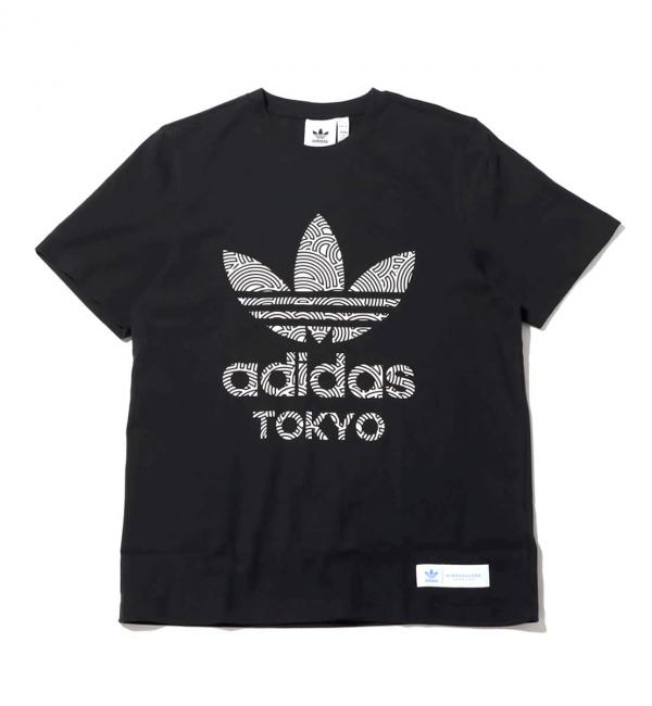 adidas HIROKO TAKAHASHI TREFOIL TOKYO TEE BLACK/WHITE 20FW-I|atmos 