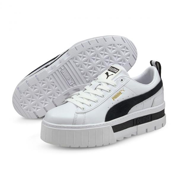 PUMA MAYZE LTH WNS WHITE 24SP-I|atmos pink(アトモス ピンク)の通販