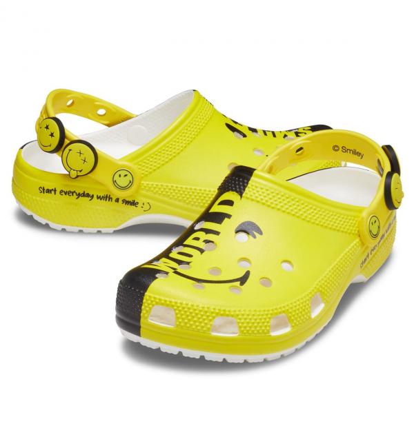 crocs white multi