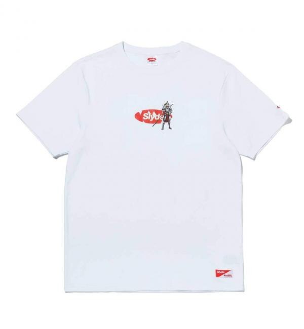 Slyde / KINGDOM OHHON LOGO TEE WHITE 20SU-S|atmos pink(アトモス