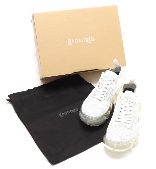 grounds JEWELRY WHITEGRAY CLEAR - スニーカー