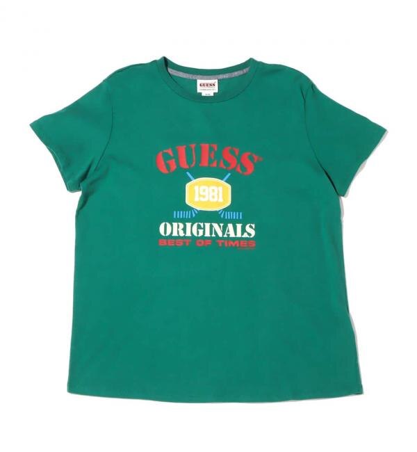 ＜アイルミネ＞【アトモス ピンク/atmos pink】 GUESS Originals Graphic Teeshirts GREEN 21FW-I