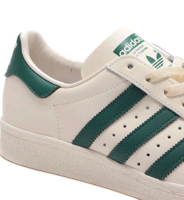 adidas SUPERSTAR 82 CLOUD WHITE DARK GREEN OFF WHITE 22SS I atmos