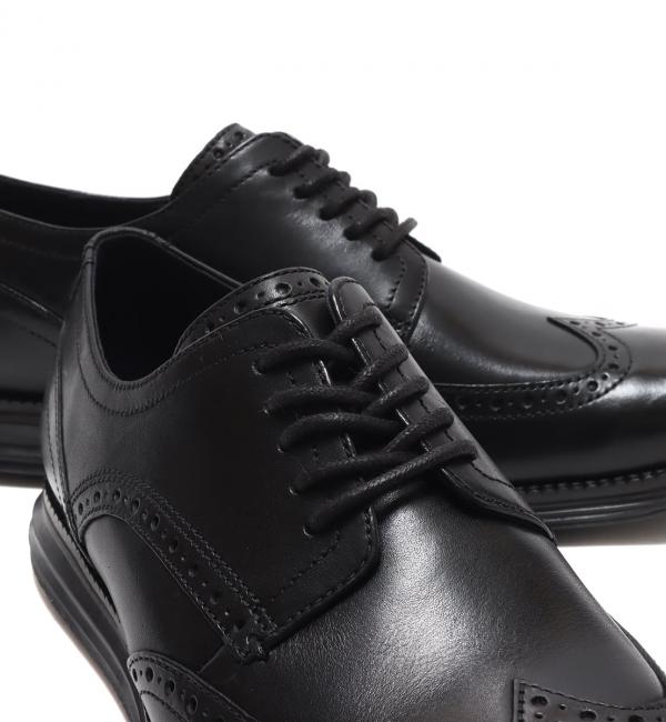 Cole Haan ORIGINALGRAND WINGTIP OXFORD BLACK/BLACK 23FA-I|atmos