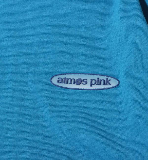 atmos pink シリコンパッチ配色 ロンT BLUE 22SP-I