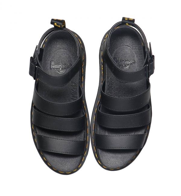 Dr.Martens QUAD ZEBRILUS BLAIRE QUAD BLACK HYDRO LEATHER BLACK 22SS-I ...