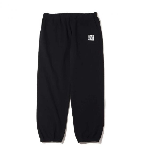 atmos OLD ENGLISH SWEAT PANT BLACK 22SP-I|atmos pink(アトモス