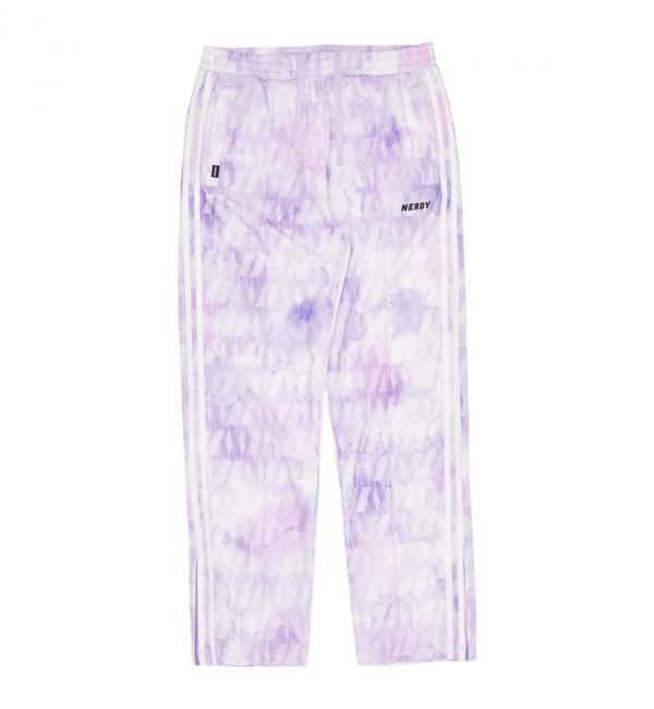 NERDY × ATMOS DNA Watercolor Brush Track Pants PURPLE 22SU-I