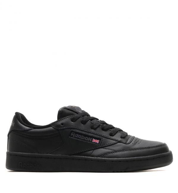 reebok club c black leather